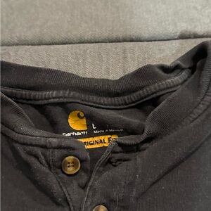 Carhartt Black Henley Shirt